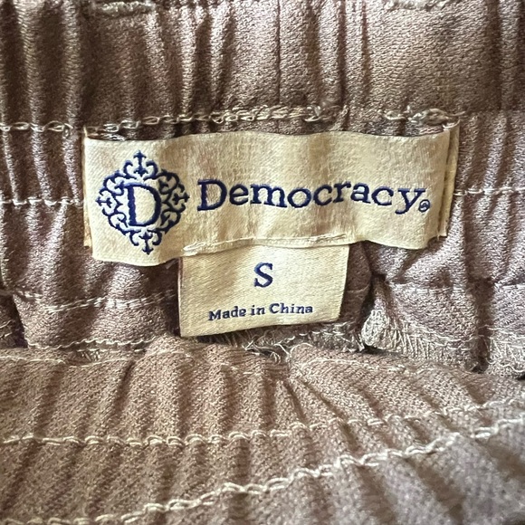 Democracy Brown Wide Leg Pants - Picture 5 of 8